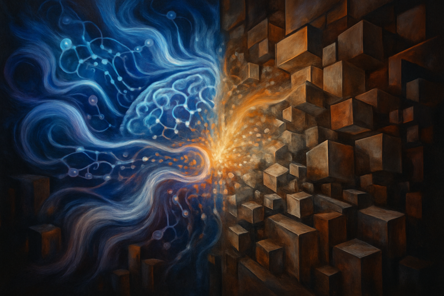 Abstract representation of Mind and Matter